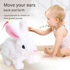 Electric Walking Bunny Plush Toy for Interactive Kids Playtime