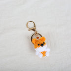 Mini Animal Crochet Keychain Cute Knitted Doll Keyring
