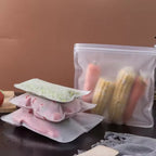 Reusable Silicone Food Storage Bags – Leakproof Freezer Storage Set