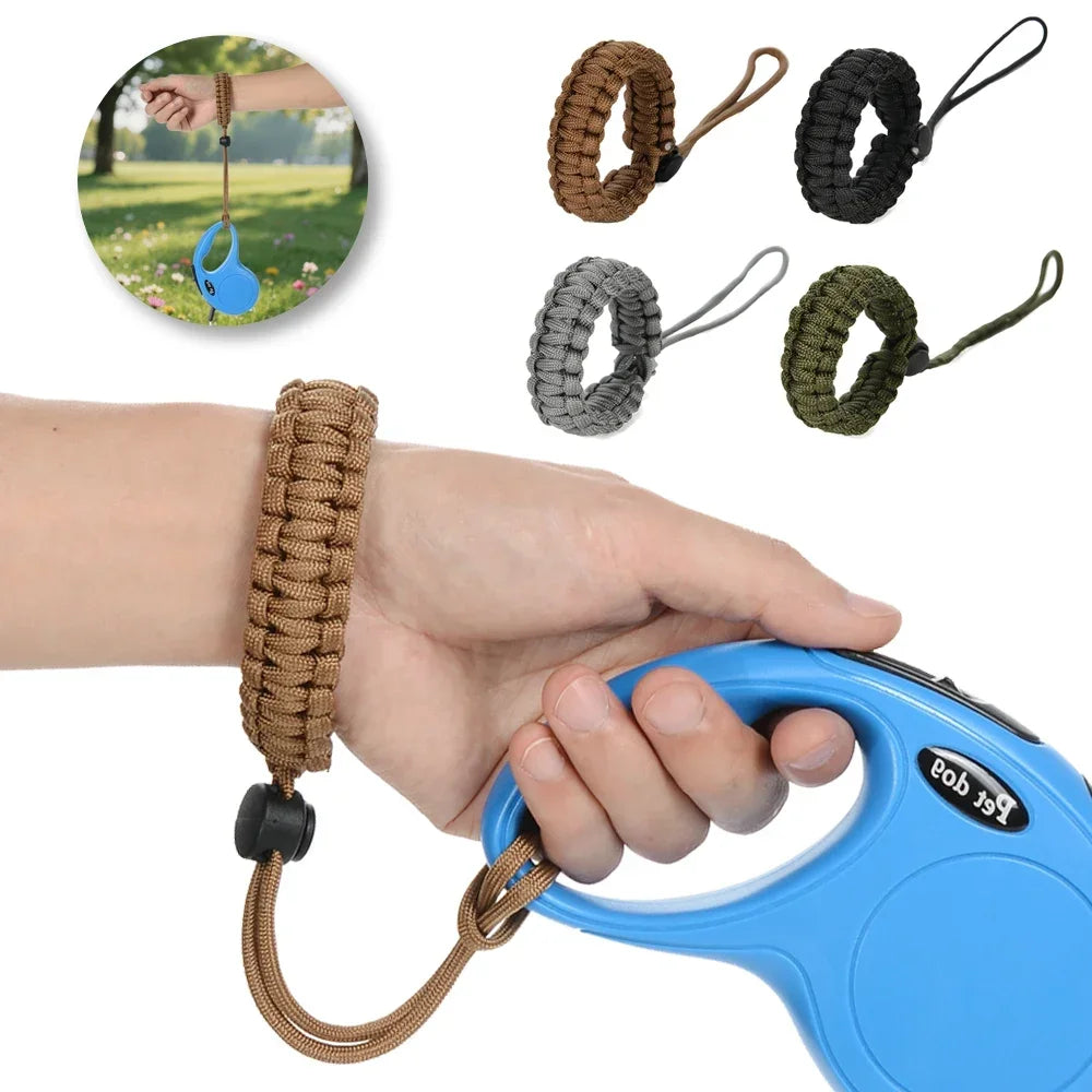 Adjustable Anti-Fall Hands Free Dog Wrist Strap Wristband for Retractable Puppy Traction Rope Chihuahua Yorkie Small Pets