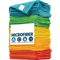 3/10pcs Microfiber Cleaning Cloth, Dishwashing Cloth Household Rag Kitchen Bathroom Cleaning Towel Durable Absorbent Towel