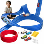 Flexible DIY Race Track Mini Car Playset