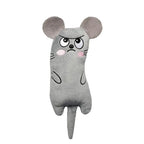 Plush Catnip Mouse Interactive Cat Toy for Indoor Hunting Play