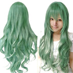 Synthetic Hair Pure White Lolita Long Cosplay Wig Curly Griffith Anime Wigs Halloween Inuyasha Costume Wig for Girl