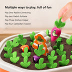 Montessori Pull Radish Carrot Harvest Matching Toy for Kids Fun