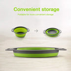 Foldable Silicone Vegetable Washing Basket – Fruit Cleaner & Food Drain Strainer