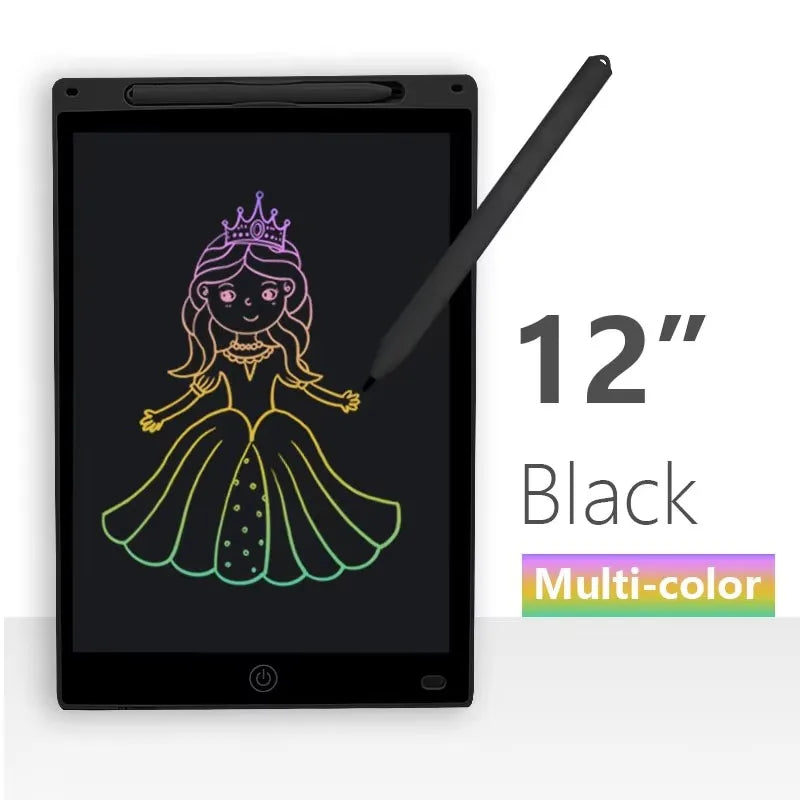 LCD Writing Tablet for Kids – 12 Inch Reusable Drawing Board
