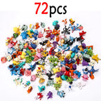 144 Pcs/Lot Mini Pokemon Figure Pikachu Kids Model Toys 2-3cm Kawaii Figurine PVC Dolls 6*24pcs Toys Wholesale
