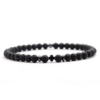 2026 Men Bracelet Small Stone 4mm Braclet Natural Hematite Cross Braslet Rice Bead Brazalete Homme Boyfriend Gift Pulsera Hombre