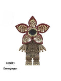 I4Pcs/Set The Horror TV Dustin Mike Lucas Will Demogorgon Model Building Blocks Enlighten Action Figure Bricks Toys For Children