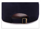 Embroidered Cotton Snapback Baseball Cap for Casual Outdoor Style