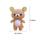 Anime Rilakkuma Cartoon Plush Doll Soft Bear Toys Kawaii Room Decor Teddy Bear Plushies Cute Couple Bear Xmas Gifts For Girls