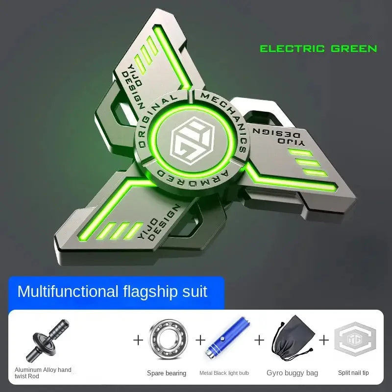 Glow Metal EDC Fidget Spinner Stress Relief Hand Toy
