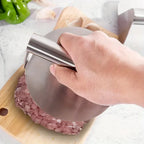 Heavy Duty Stainless Steel Smash Burger Press – BBQ Patty Smasher & Meat Press Tool - 10cm
