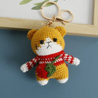 Exquisite Kitten Crochet Keychain Cute Cat Bag Charm