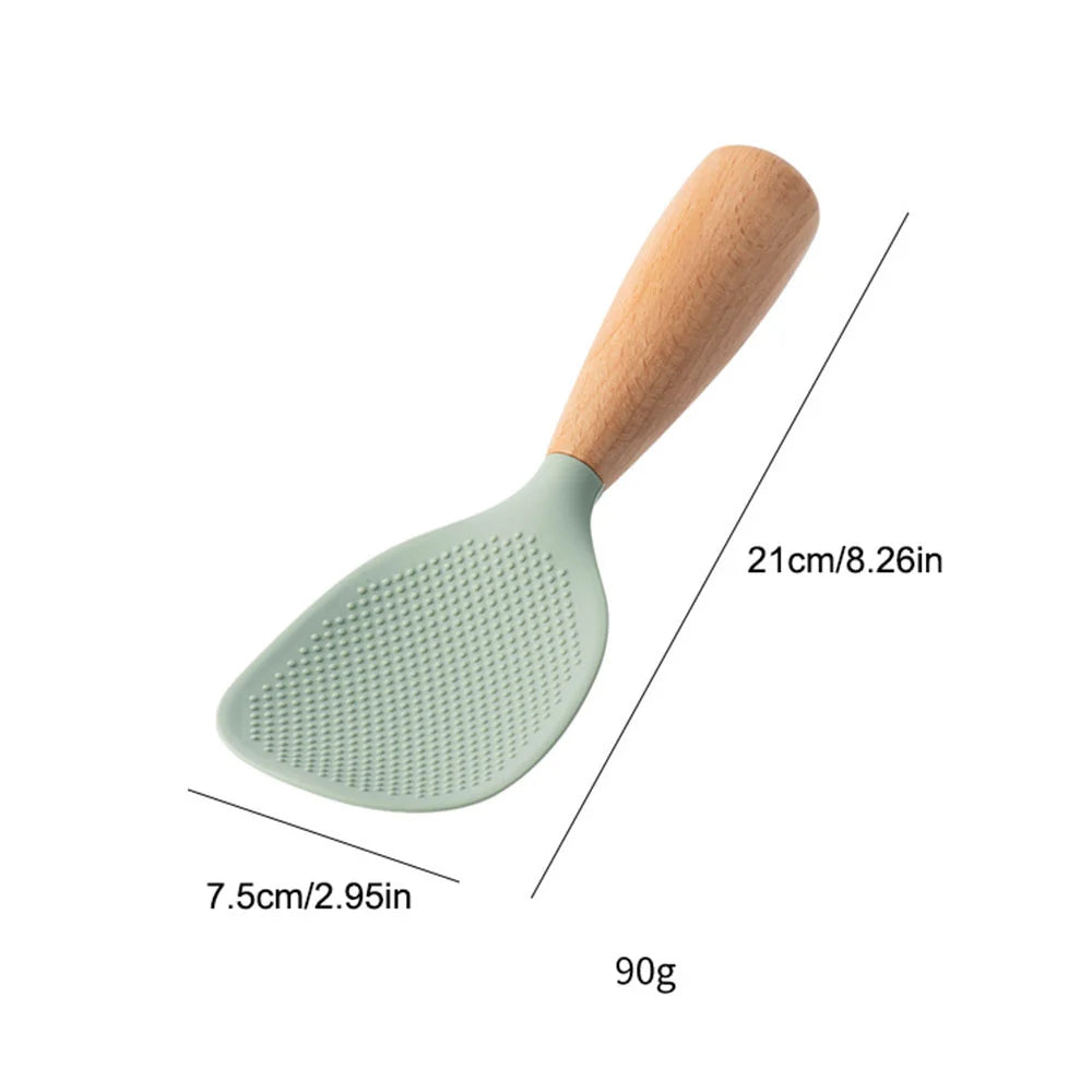 Food Grade Silicone Rice Spoon – Heat Resistant Non-Stick Cooking Utensil