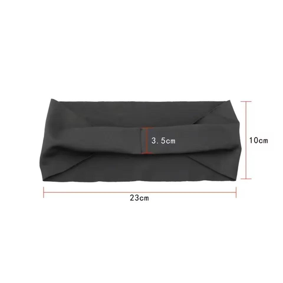 Elastic Sports Sweat Wicking Headband for Running & Yoga
