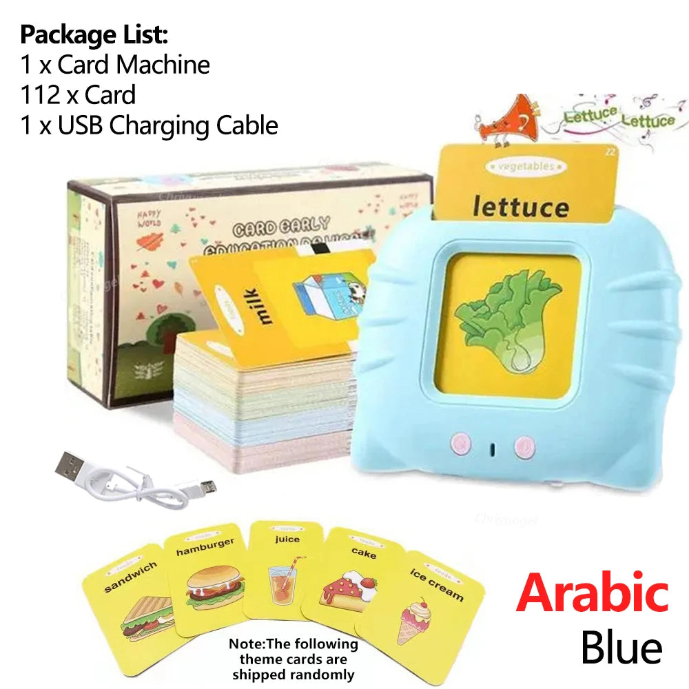 Talking Flash Cards Early Learning Educational Toy for Preschool Kids