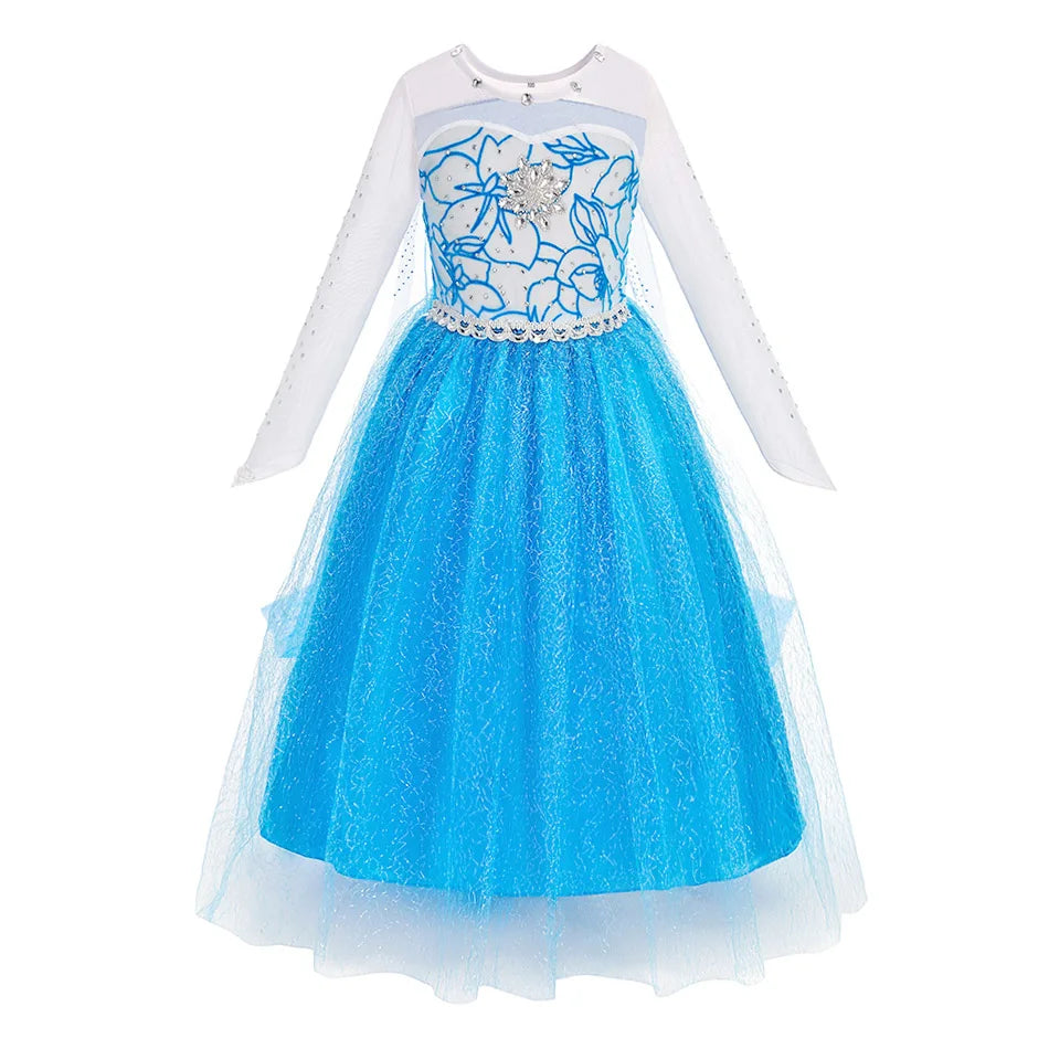 Girls Princess Costume Dress – Cinderella, Snow White & Rapunzel Outfit