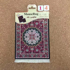 Mairuige Mini Persian Carpet Mouse Pad Desk Computer Notebook Mouse Mat Tea Coaster Pet Pad Multifunctional Anti-slip Desk Pad