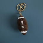 Crochet Sports Ball Keychain Soccer Basketball Bag Charm