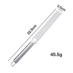 20cm Stainless Steel Kitchen Grater – Lemon Zester, Cheese & Spice Grater