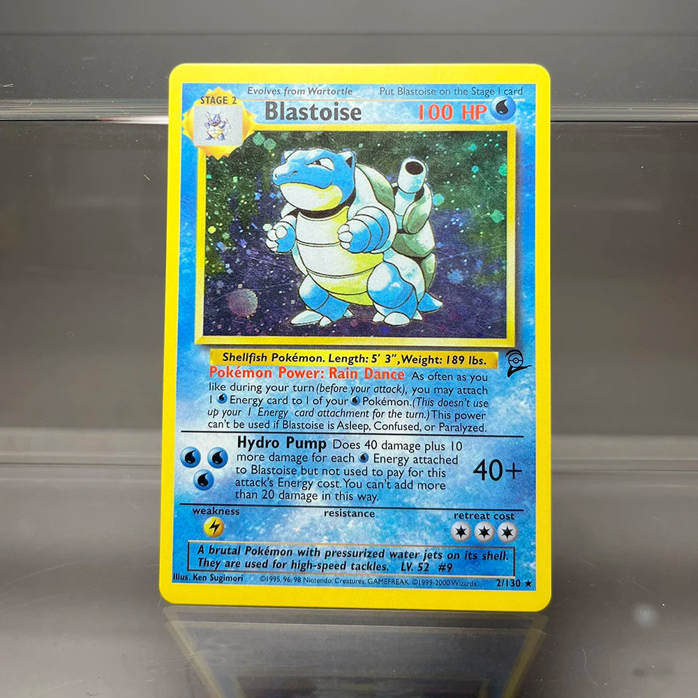 PKM Cards 1st Edition Charizard Blastoise Dragonite 1996 Base Set Single Foil Cards Game Collection Cards PTCG Proxy Cards
