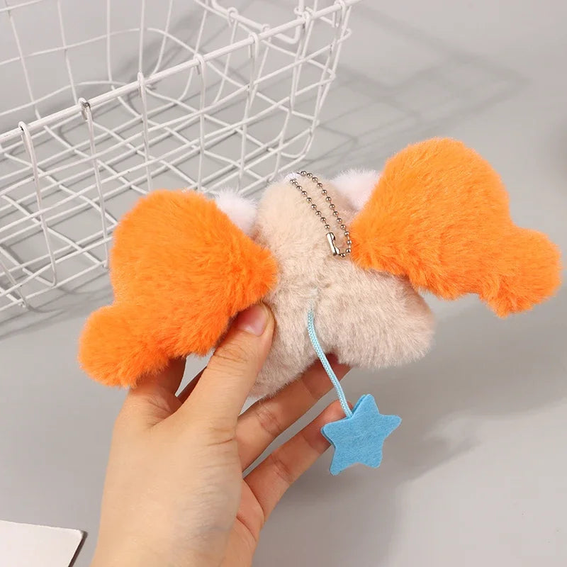 Star Plush Pendant Keychain Bag Charm Cute Doll Hanging Accessory