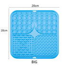 Pet Dog Cat Licking Pad Licking Pad Anti Choking Slow Food Utensils Slow Food Bowl Licking Plate Pet Cat Yogurt Meal Mat