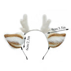 Cute Plush Deer Antler Headband for Women