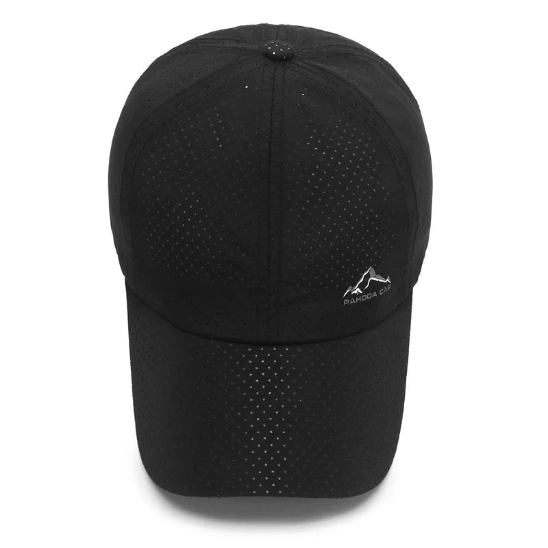 Unisex Ventilated Mesh Baseball Cap for Summer Outdoor Comfort