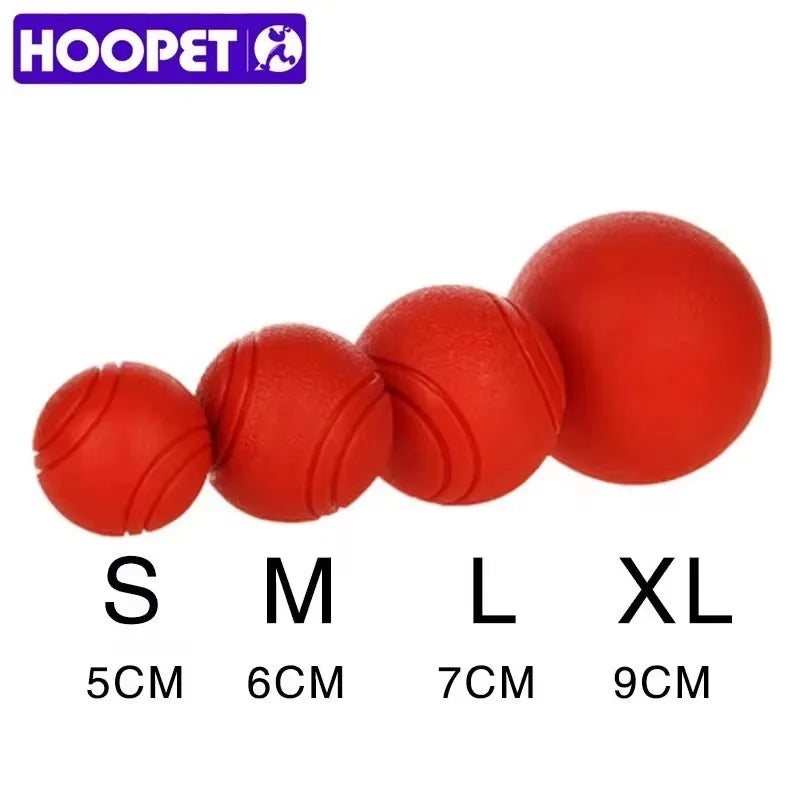 HOOPET Bite Resistant Rubber Dog Ball for Interactive Fetch Play