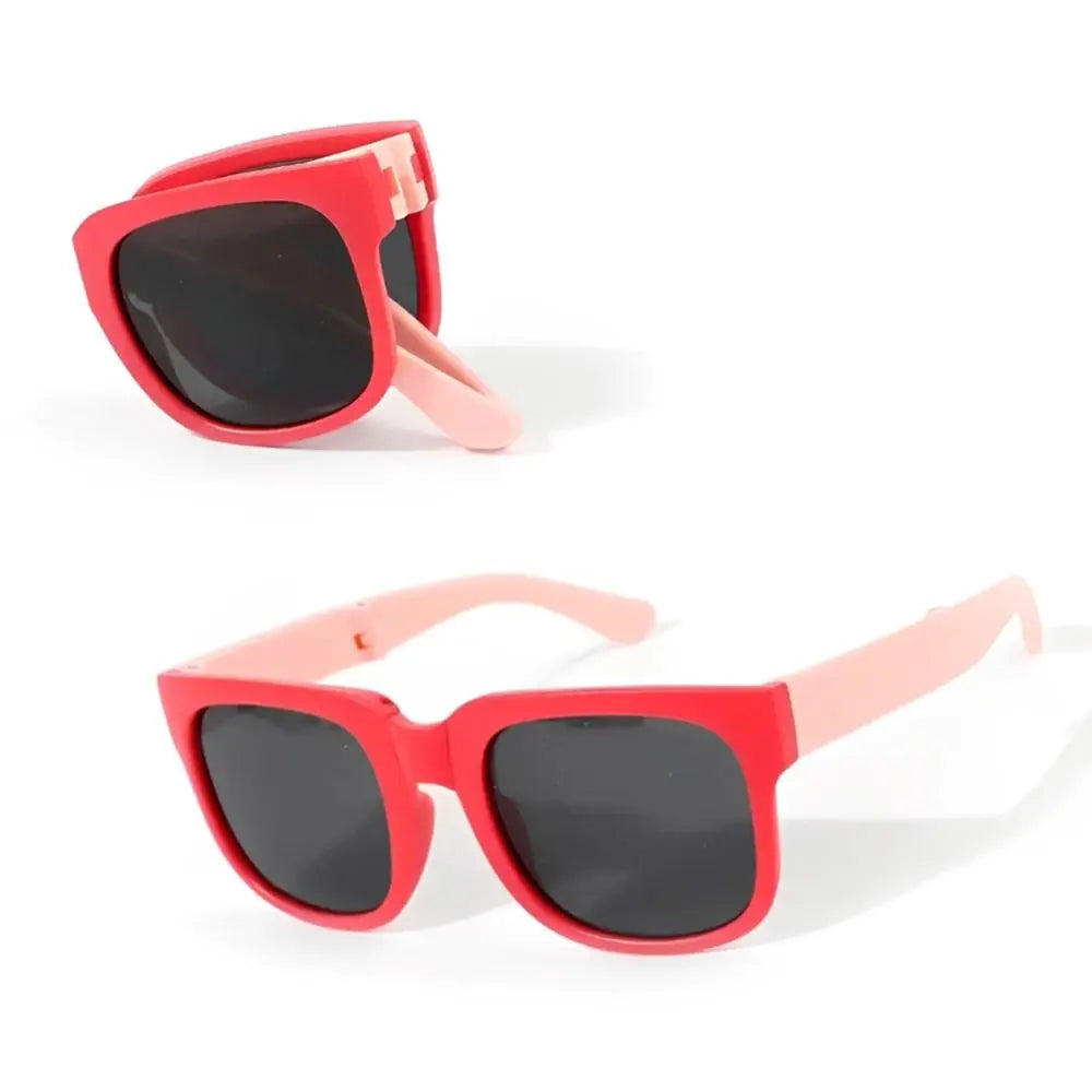 Square Foldable Kids UV400 Sunglasses for Boys & Girls
