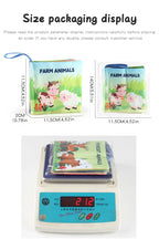 Soft 3D Touch & Feel Baby Cloth Book
