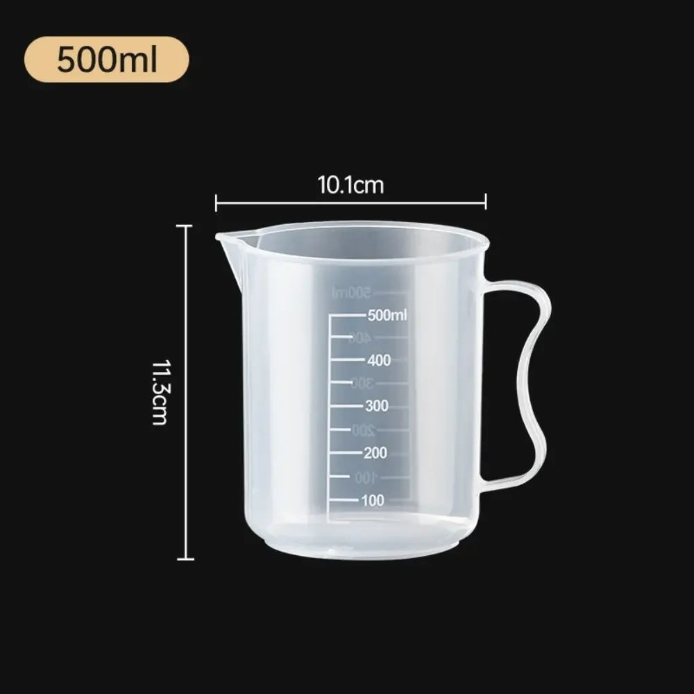Food Grade Plastic Measuring Cup with Scale – Graduated Kitchen Measuring Jug