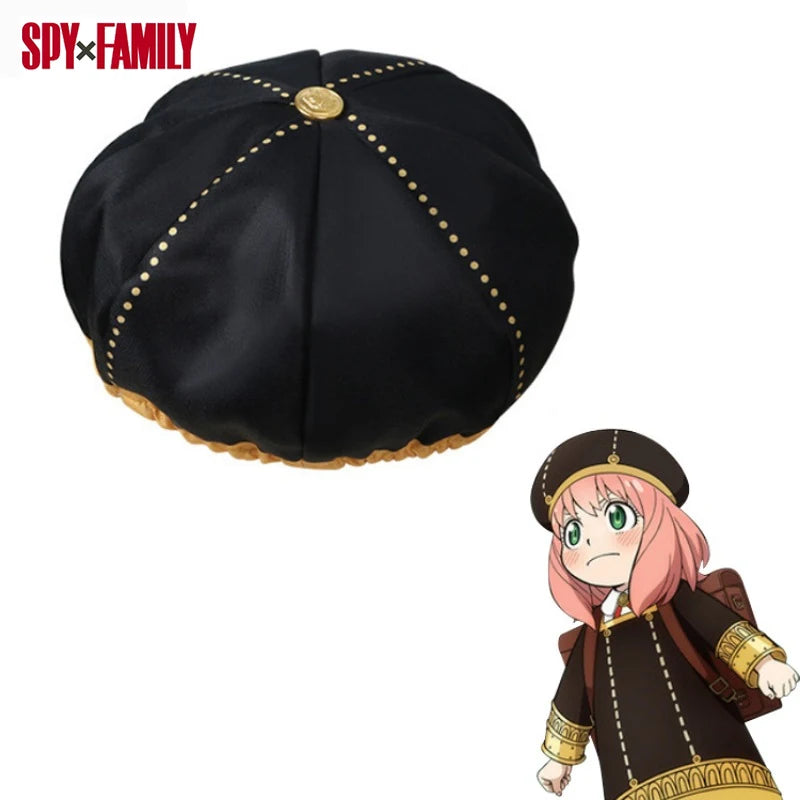 Anya Forger Anime Cosplay Beret Cap for Fans and Costumes