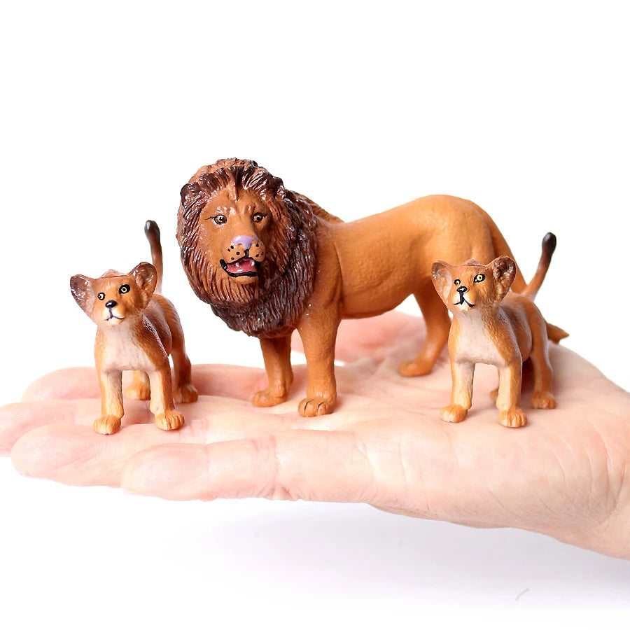 Mini Farm & Wildlife Animal Figurine Set