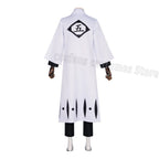 Aizen Sousuke Cosplay Costume Wig Bleach Cosplay Thousand Year Blood War Gotei 13 Team 5 Captain Robe Kimono Outfits Customize