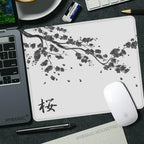 450x400 Japan Cherry Blossom Game Small Mousepad Computer Sakura Desk Mat Table Keyboard Pad Laptop Cushion Non-slip Deskpad