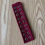 Punk Wide Elastic Eyelet Headband for Women