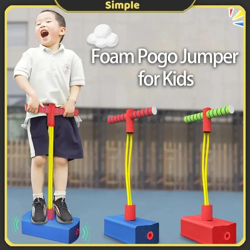 Foam Pogo Jumper for Kids Indoor Outdoor Active Bouncing Toy