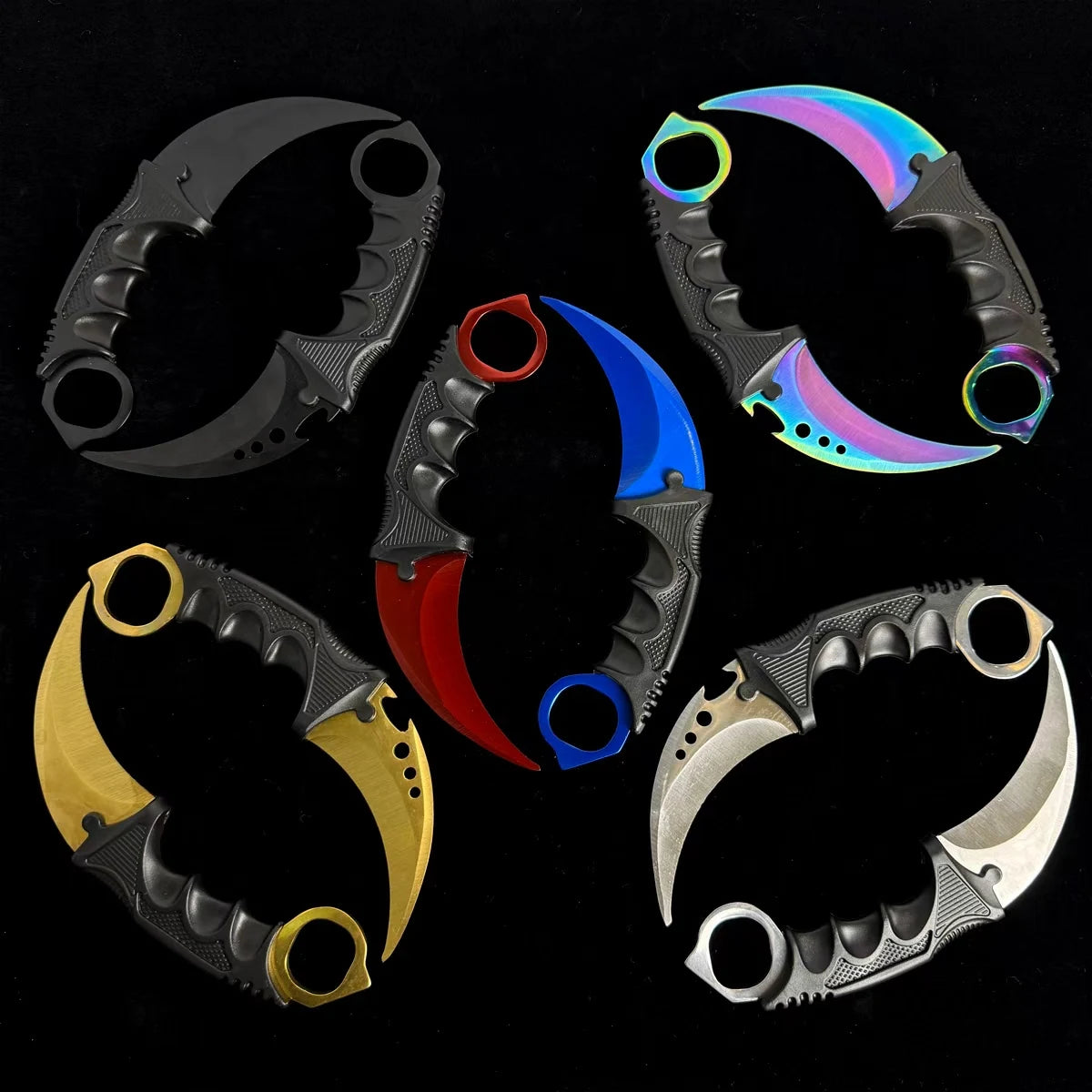 CS Karambit Toy – Safe Cosplay Claw Knife with Plastic Sheath