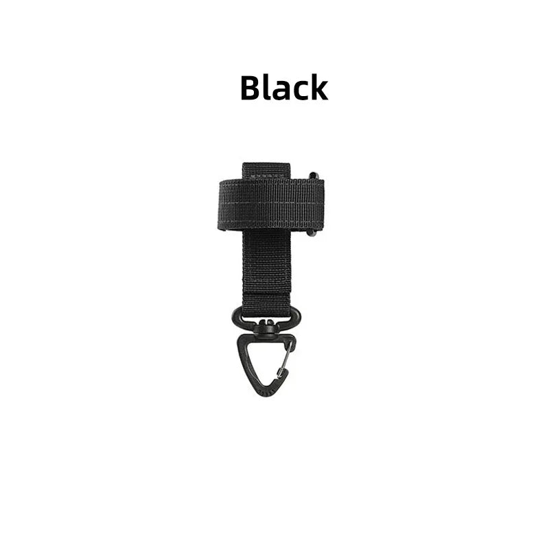Tactical MOLLE Keychain Gear Clip Belt Holder for Outdoor EDC