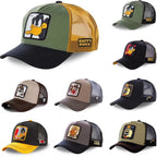 Anime Cartoon Snapback Cotton Baseball Cap for Everyday Style