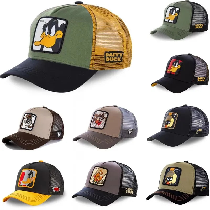 Anime Cartoon Snapback Cotton Baseball Cap for Everyday Style