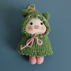 Cute Crochet Animal Doll Keychain Sheep Puppy Bag Charm