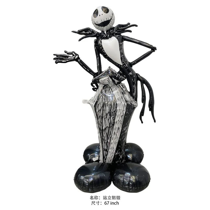 2026 Large Halloween Aluminum Film Balloons Bat Pumpkin Ghost Monster Inflatable Seated Standing Halloween Balloon Party Supplie