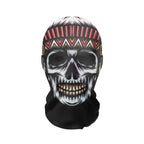 Skeleton Full Face Fashion Headwear Mask Motorcycle Perspective Net Balaclava Bike Outdoor Wearing Halloween, Christmas Mask