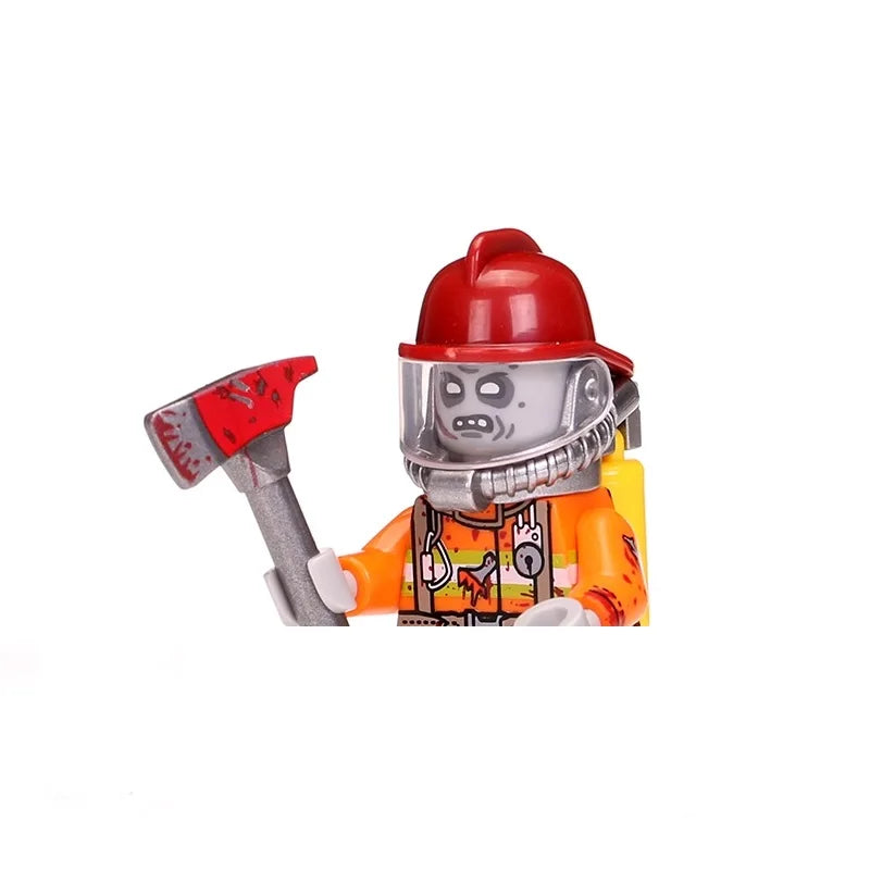 Novel Horrible Movie Halloween Pumpkin Witch Nun Vampire Zombies Building Blocks Mini Action Figure Toys