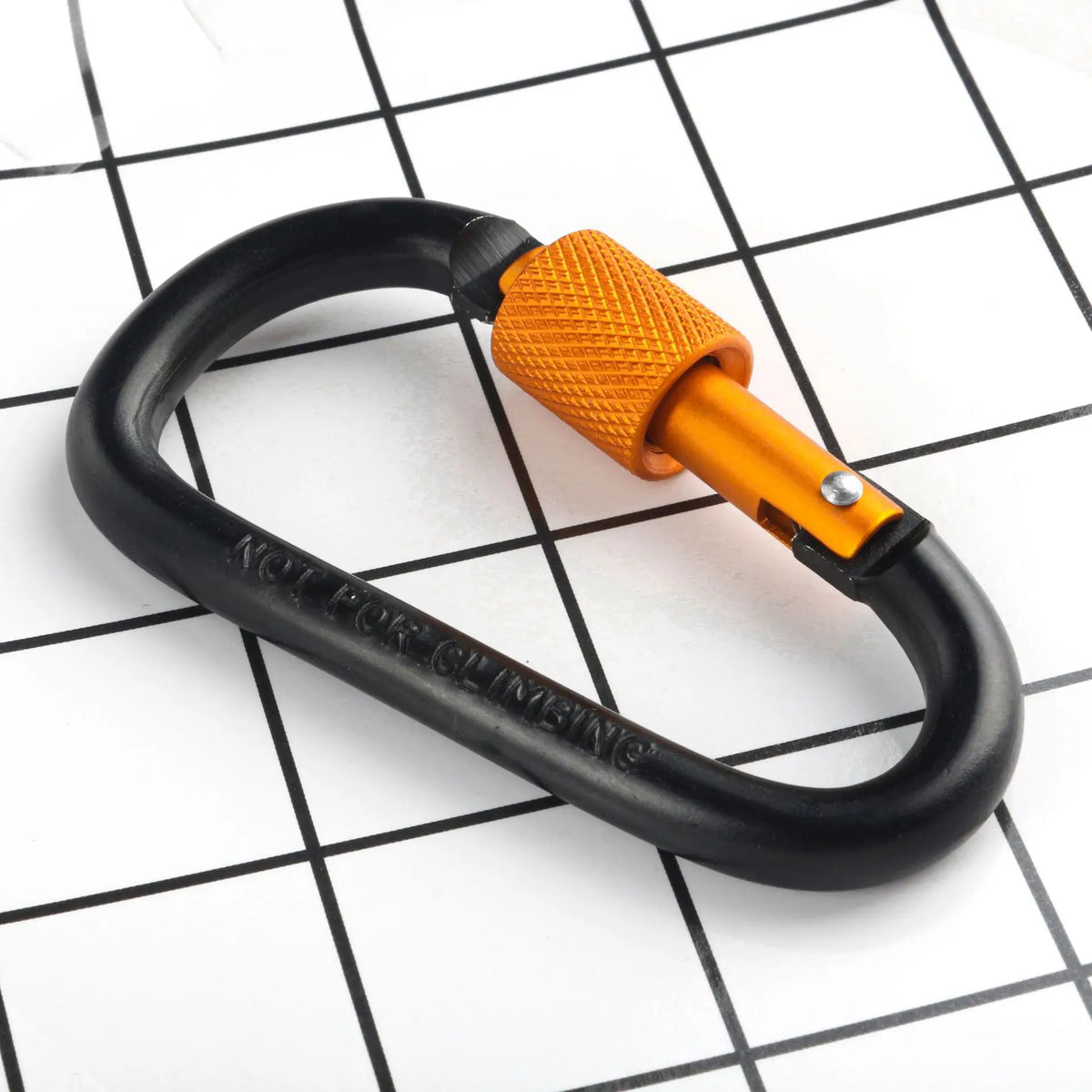Tactical Aluminum Carabiner Keychain Set for Outdoor Everyday Carry